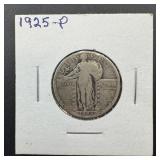 1925 Standing Liberty Silver Quarter