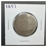 1851 Large Cent