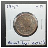 1847 Large Cent