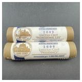 (Times 2) Two rolls of 2009 Professional Life penn