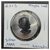 1 oz .999 Fine Canada Silver Round
