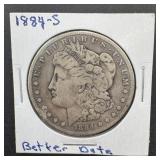 Key Date 1884-S Morgan Silver Dollar