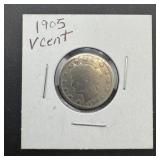 1905 Liberty V Nickel