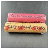 (times 2) Two Rolls Of Old Wheat Pennies