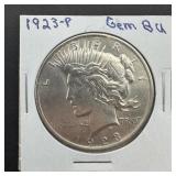 1923-P Silver Peace Dollar
