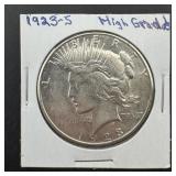 1923-S Silver Peace Dollar