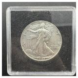 1943 Walking Liberty Silver Half Dollar