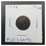 1884 Indian Head Cent