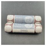(Times 2) Two rolls of 2005 Westward Journey nicke