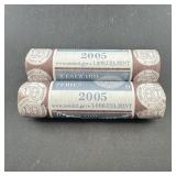 (Times 2) Two rolls of 2005 Westward Journey nicke
