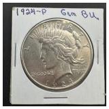 1924-P Silver Peace Dollar