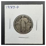 1927 Standing Liberty Silver Quarter