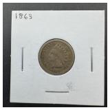 1863 Indian Head Cent