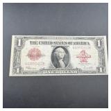 1923 Large $1 Red Seal Note