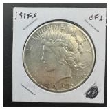 1925-S Silver Peace Dollars
