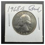 1968-S Proof Quarter