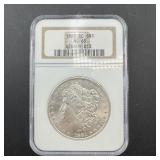 Key Date 1881-cc Ms-65 Morgan Silver Dollar, Ngc G