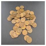 (55) 1960s Memorial Pennies