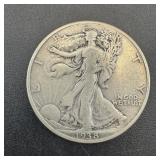 1938 Walking Liberty Silver Half Dollar