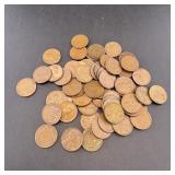 (56) Wheat Cents Pennies including Better Dates