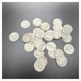 (31) 1919 Silver Mercury Dimes