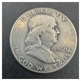 1960 Franklin Silver Half Dollar
