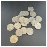 (20) 1979 Susan B. Anthony Dollars