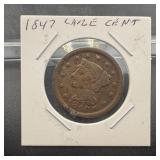1847 Large Cent