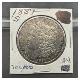 1889-s Morgan Silver Dollar, 700,000 Minted