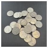 Approximately 27 Canadian Dimes (1957-1965, Some S