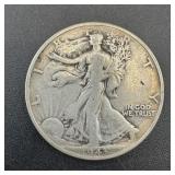1943 Walking Liberty Silver Half Dollar