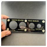 United States Gold Eagle In Capital Plastics Capsu