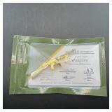 9.3g Fine Silver Tommy Gun Limited Edition, 24kt