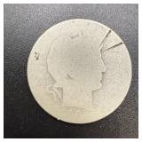 No Date Barber Silver Quarter