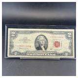 Star Note 1963 $2 Red Seal Star Note