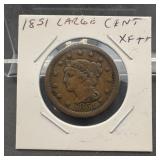 1851 Large Cent