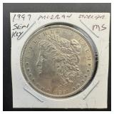 1897 Morgan Silver Dollar, Semi Key