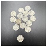 (14) 1926 Silver Mercury Dimes