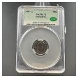 2017-s Cac Ms70 Roosevelt Dime Enchanted Unc