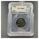 1966 Ms67 Washington Quarter