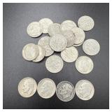 (23) 1960 Silver Roosevelt Dimes
