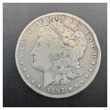 1892-o Morgan Silver Dollar