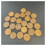(24) Canadian Pennies (1970s)