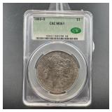 1883-o Cac Ms61 Morgan Silver Dollar