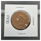 1830 Large Cent