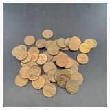 (50) 1963-D Lincoln  Memorial Cents Pennies