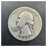 1948 Silver Quarter