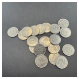 (18) Canadian Dimes (non-silver)