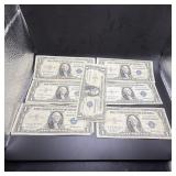(7) 1935 $1 Silver Certificates Includes Star Note