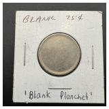 Blank Planchet Quarter